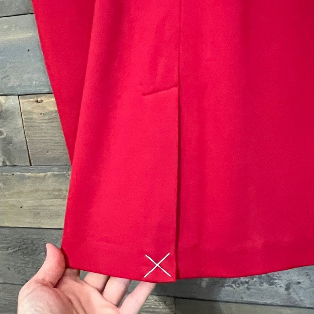New J.MCLAUGHLIN Tinley 3/4 Sleeve Sheath Dress Size XS in Red - Picture 9 of 14